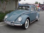 VW Bug in original paint color L390 - Gulf Blue