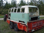 Unrestored 1964 Volkswagen 21-window bus deluxe samba
