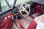 Image of the original seats and interior in a 1954 Volkswagen Cabriolet