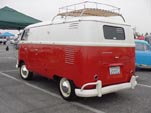 Vintage VW panel truck with roof rack