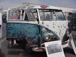 Area 51 Volkswagen Deluxe bus found in the desert