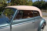 Side view of restored 1954 Volkswagen convertible bug