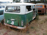 VW Boneyard in California has restorable VW T2 Bay Window Bus in the Yard