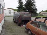 VW Storage Facility With Early Volkswagen T1 Panel Van, But Fairly Rusty Project