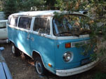 VW Storage Facility Has a Nice Volkswagen Bay Window Bus in Faded OG Blue Paint